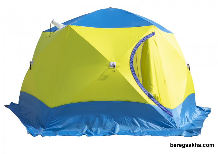 Палатка СТЭК ЧУМ трехслойная, с выводом под трубу, диаметр 4.2 метра